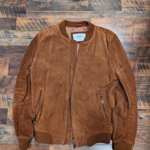 Bellfield suede leather jacket new without tags